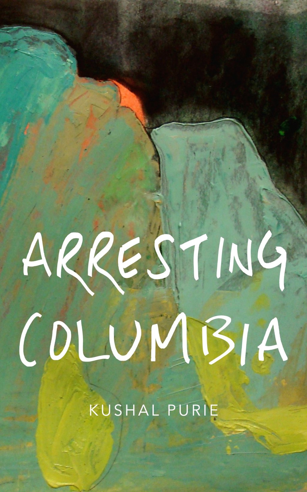 Arresting Columbia book cover with mountain painting