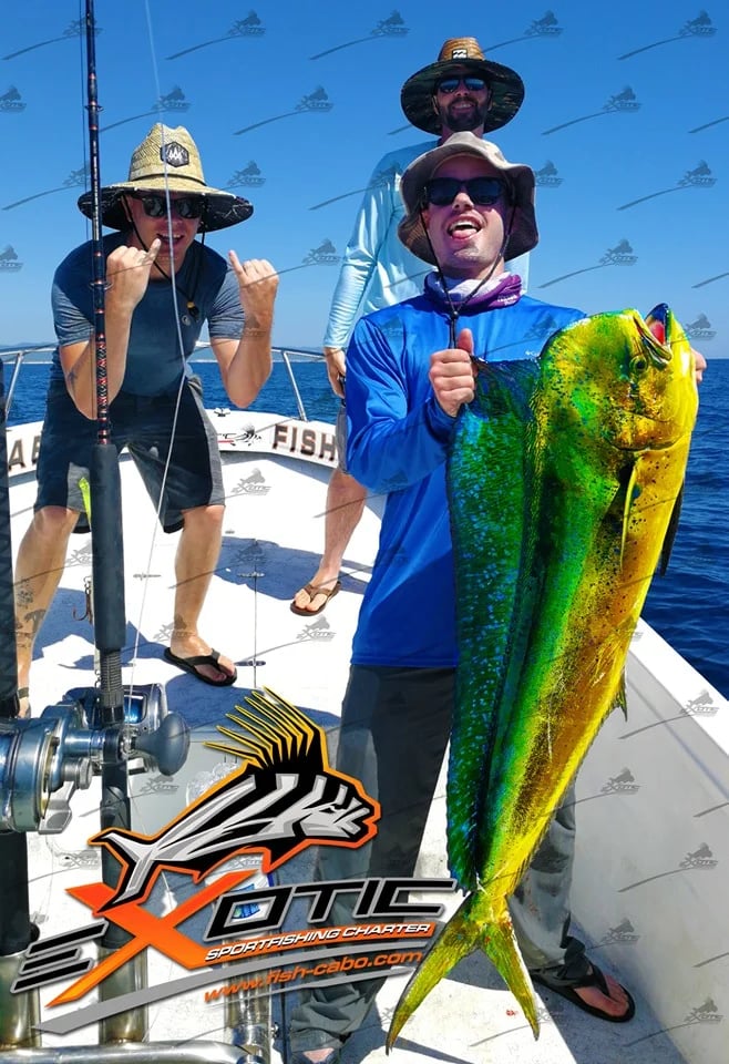 a man holding a fish on a boat