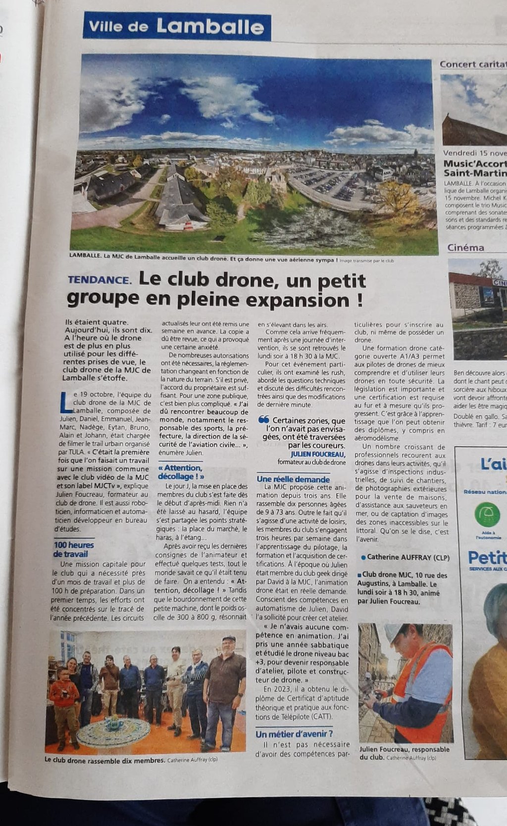 Journal Penthièvre de Lamballe 15-11-2024