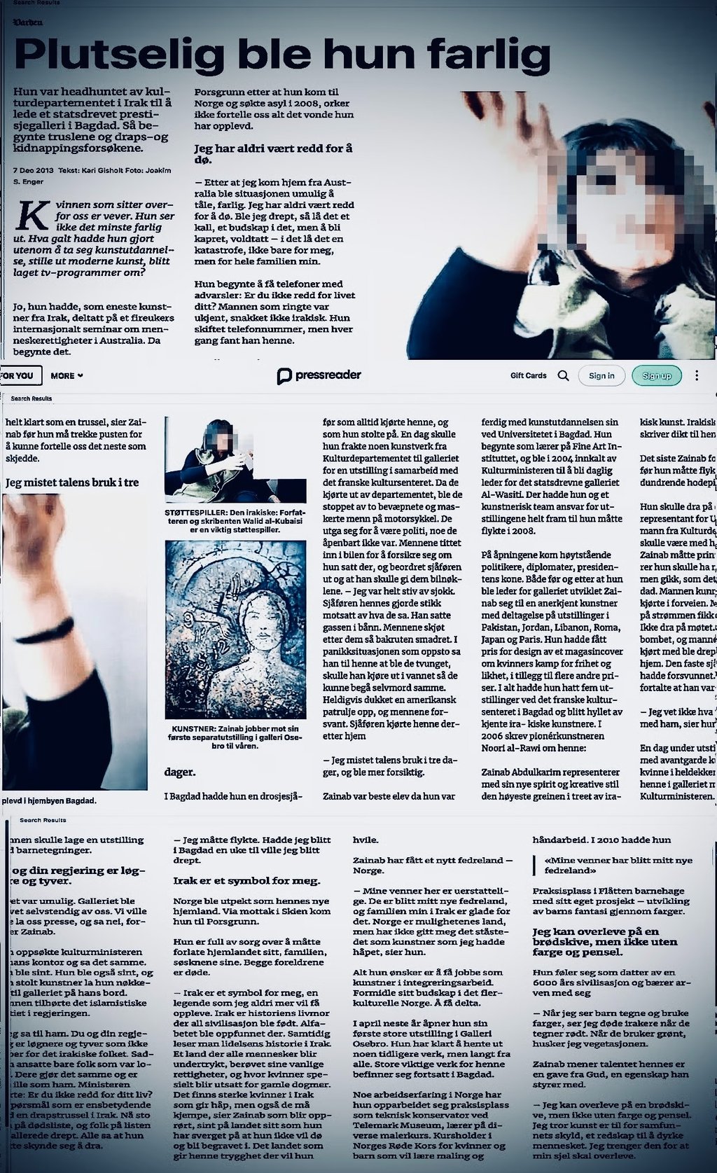zainab-abdulkarim-oslo-skien, Varden.no-human-trafficking-salah-al-saadi-fredrikstad-norway