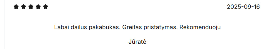 Atsiliepimas apie ametisto pakabuką