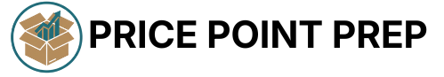 The official Price Point Prep brand logo displayed on a clean white background for company identity.
