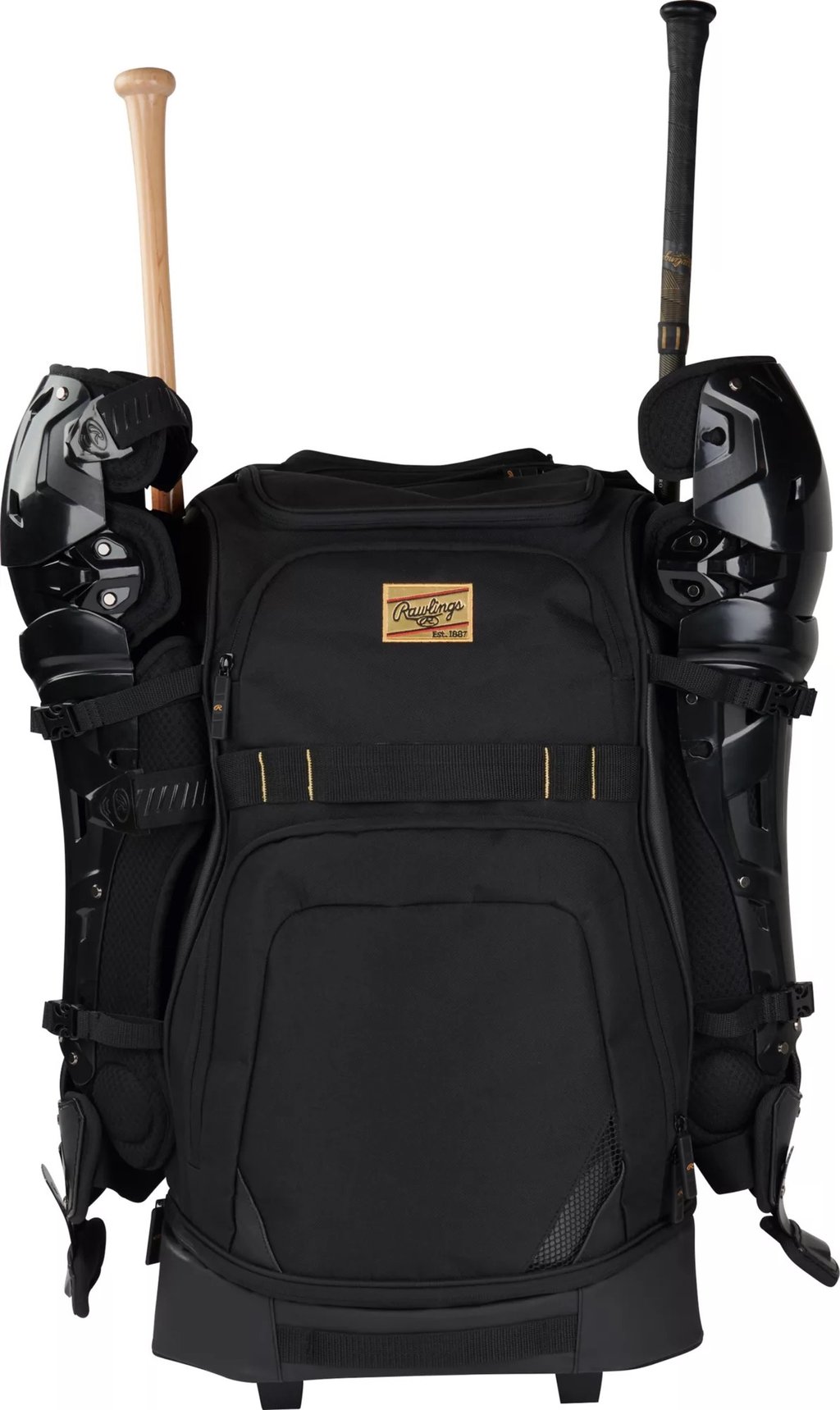 Rawlings Gold Collection wheeled baseball bag for travel teams