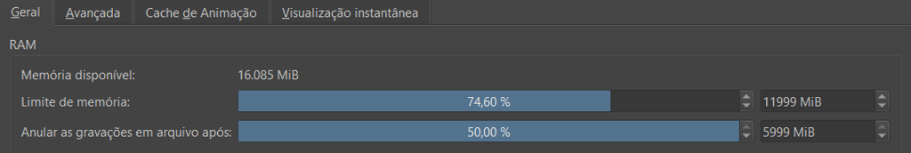 Como colocar mais memória RAM para o Krita