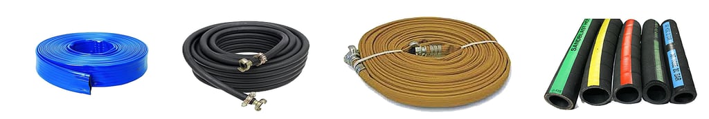 Manguera para impulsión de aire comprimido y agua, compresores de obra pública, minas y canteras.