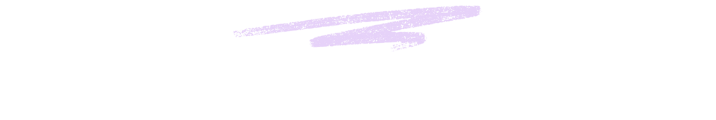 Lavendar underline squiggle to emphasize a word "show up" of copy