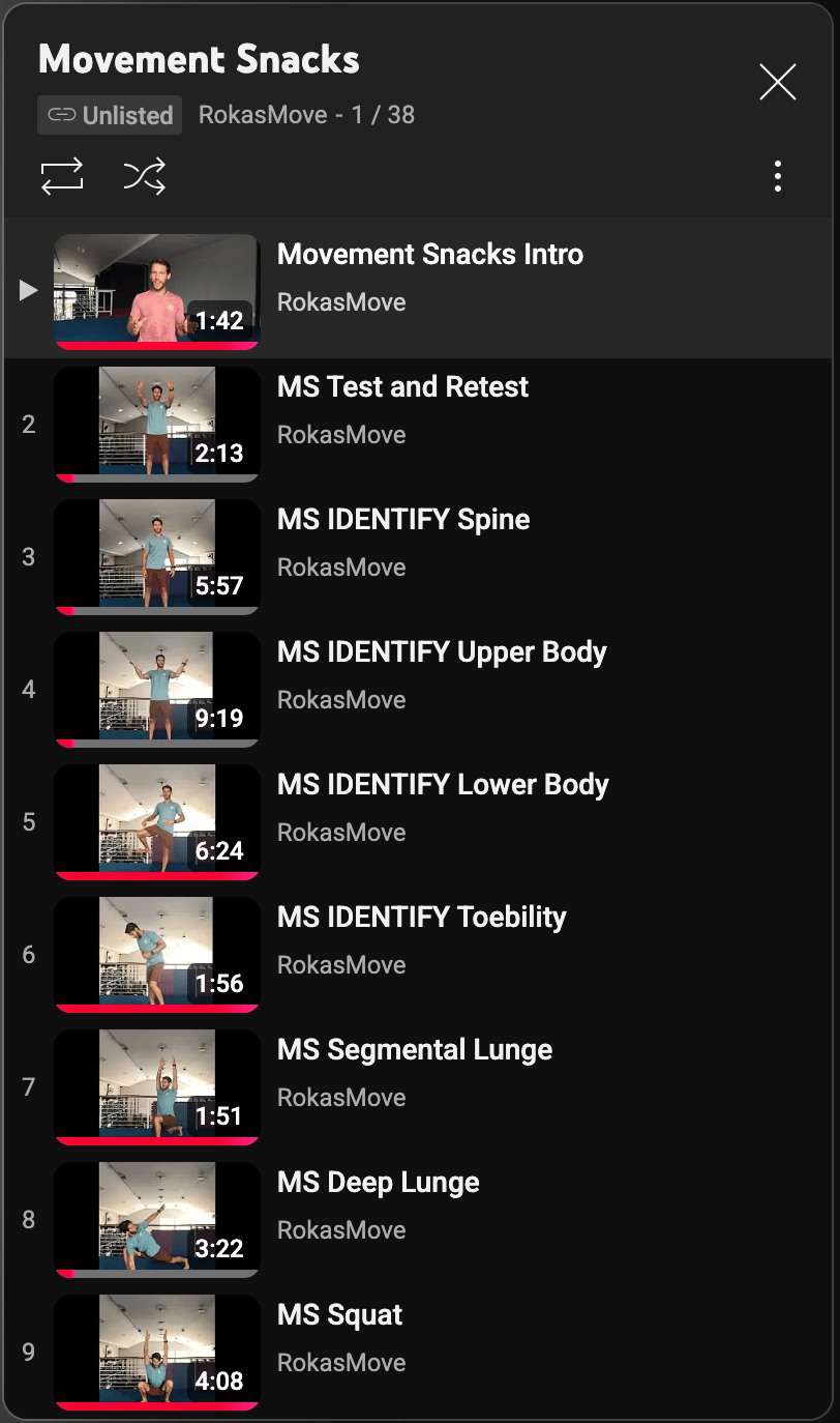 movement snacks video library rokasmove