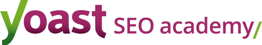 Banner stating the owner of site has completed the Yoast SEO academy.