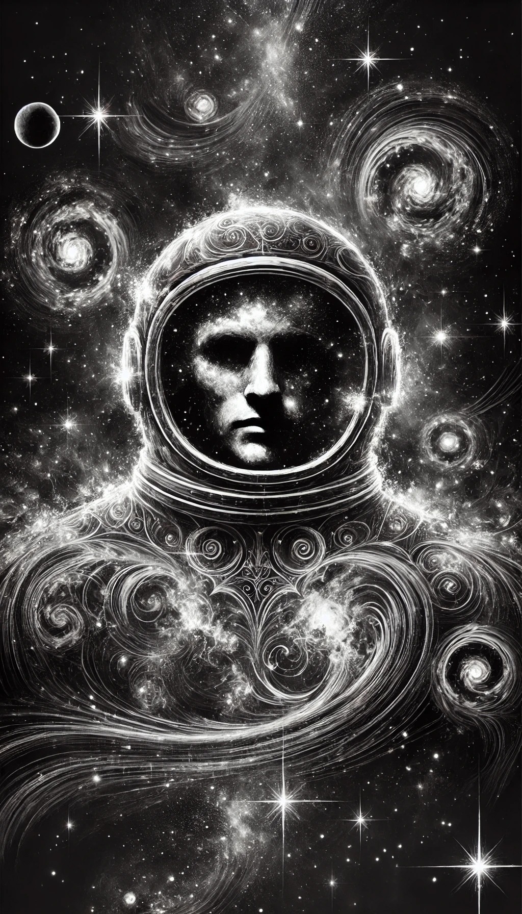Spaceman portrait | simcaart.com