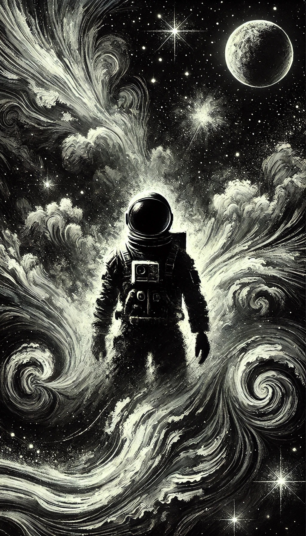 Spaceman portrait | simcaart.com