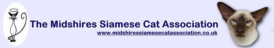 The Midshires Siamese Cat Association banner