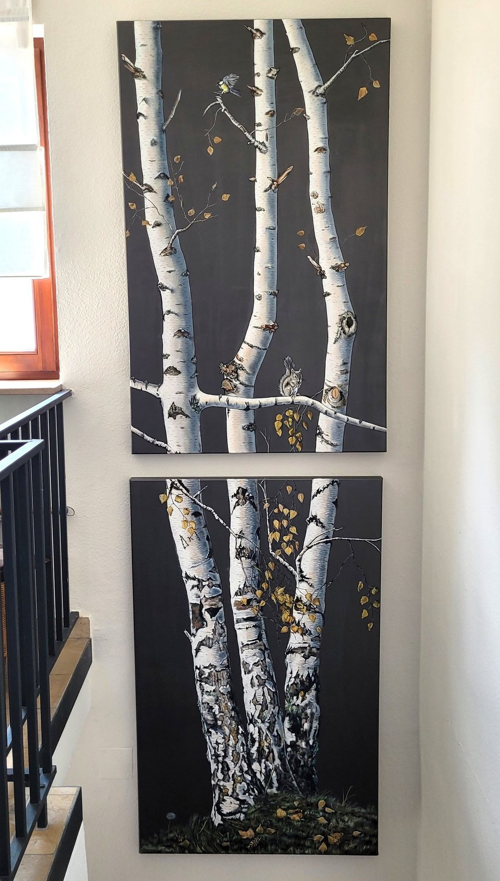 Álvaro Fernández Sáez Birken Gemälde