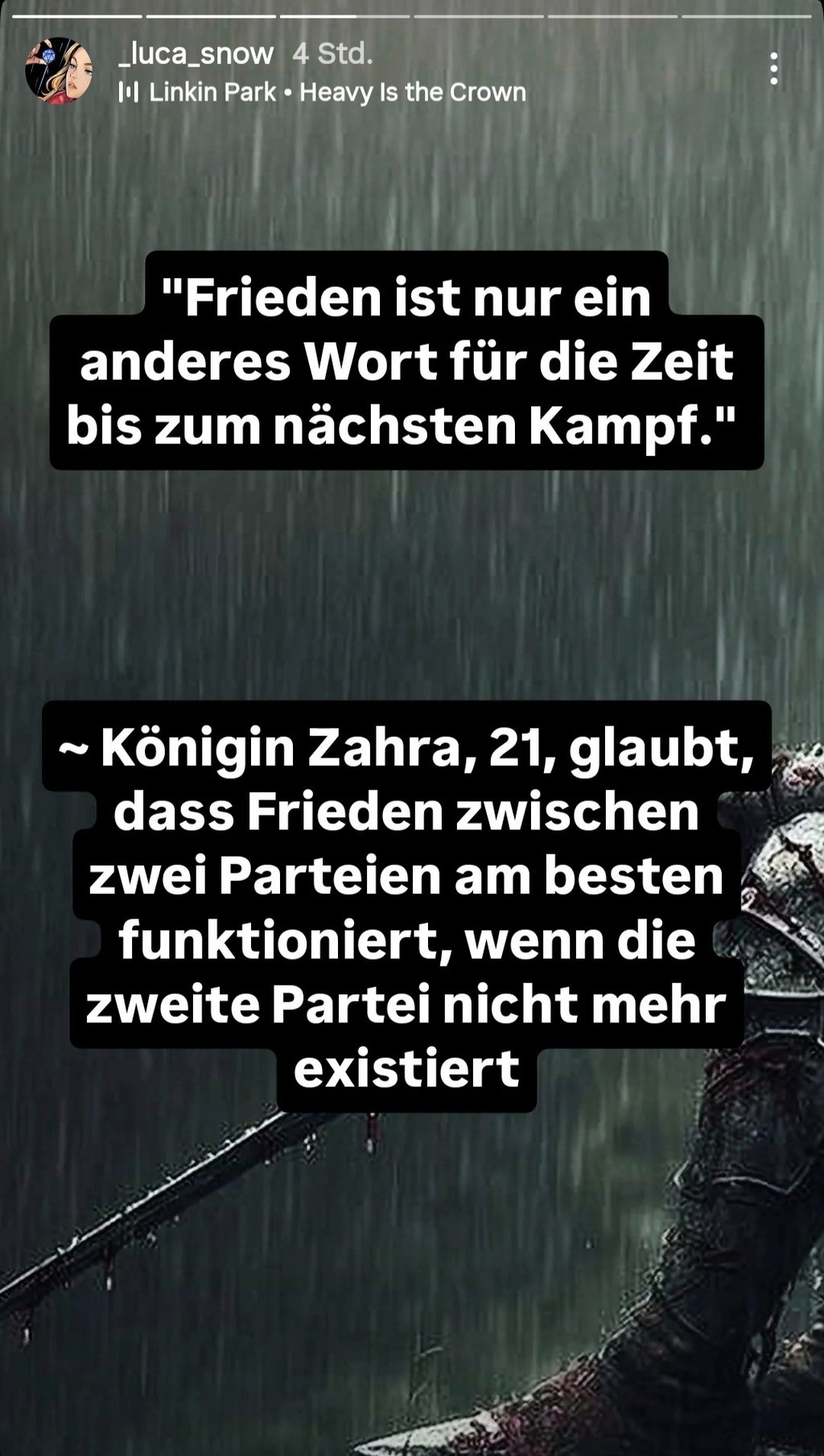 Existence Zitat von Königin Zahra
