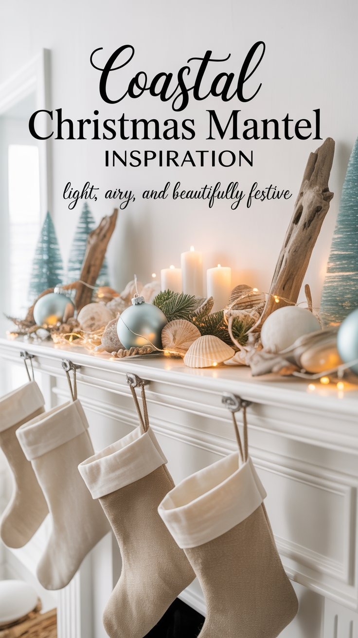 stockings hanging on a mantle mantle with stockings and stockings