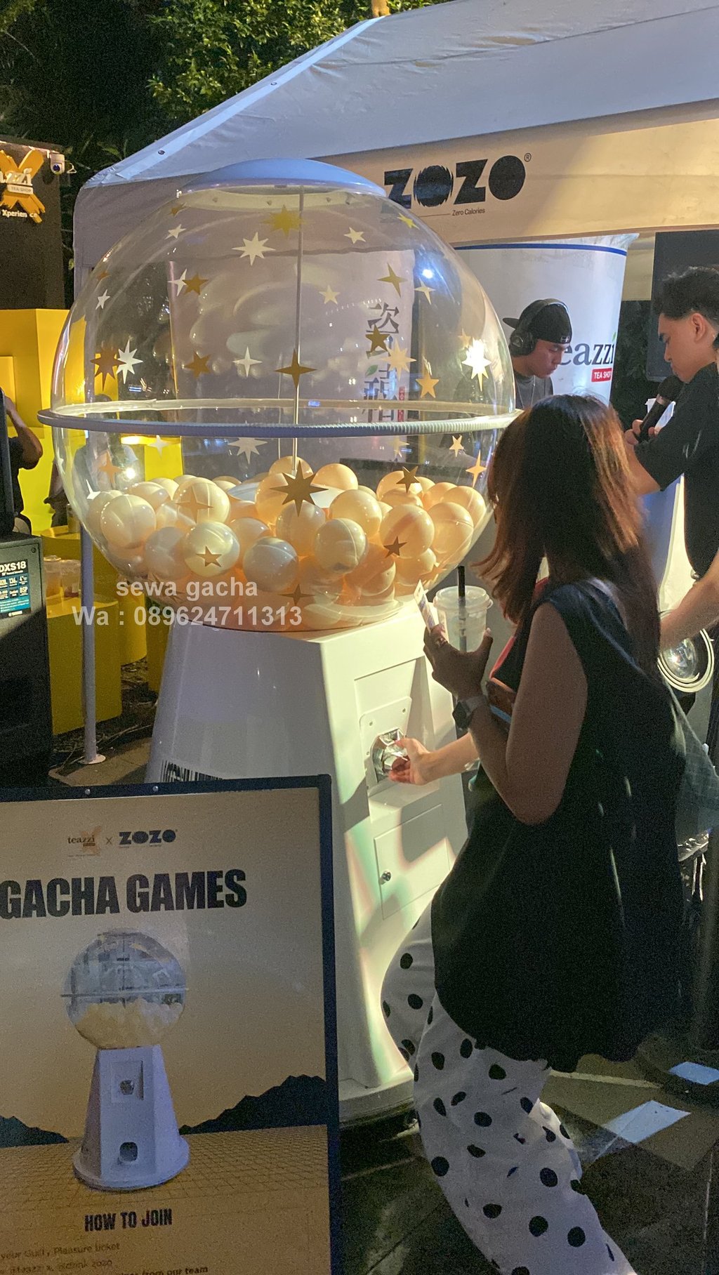 mesin gacha gachapon jumbo kustomisasi XL