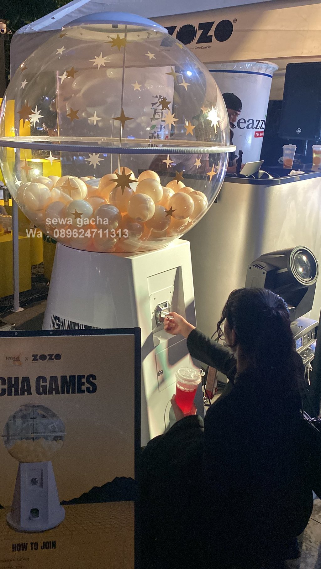 sewa mesin gacha gachapon kustomisasi jakarta