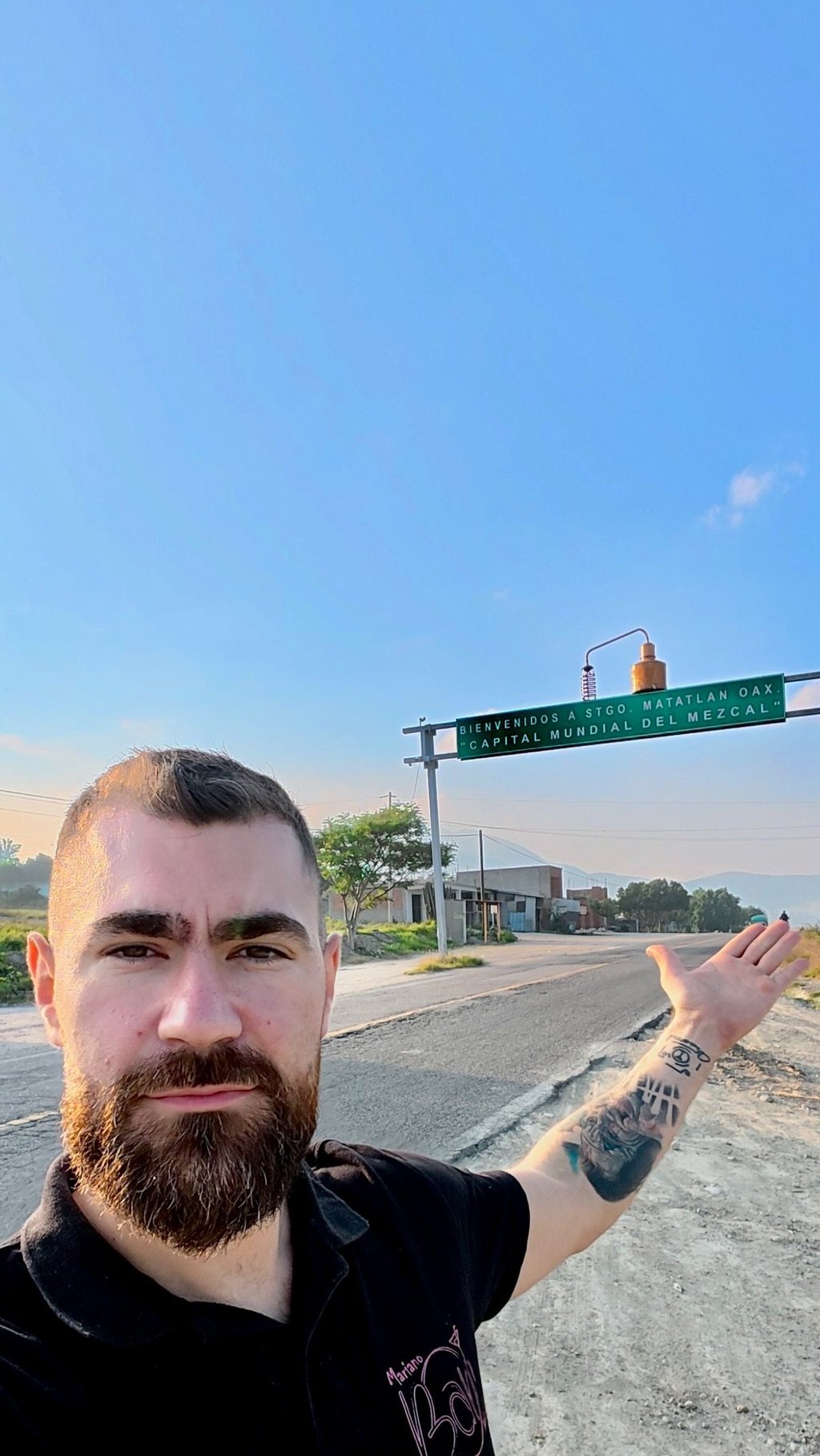 Bearded man in Santiago Matatlán, Oaxaca, the world capital of mezcal.