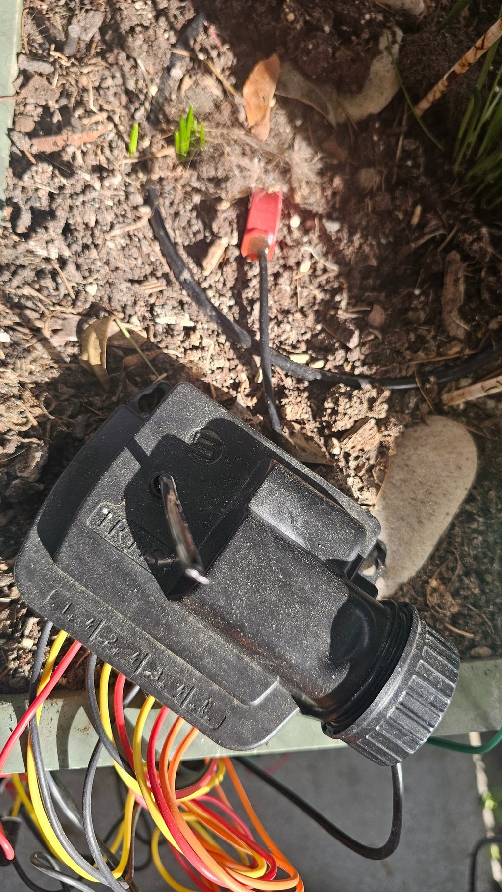 a radio receiver with wires and wires connected to a radio