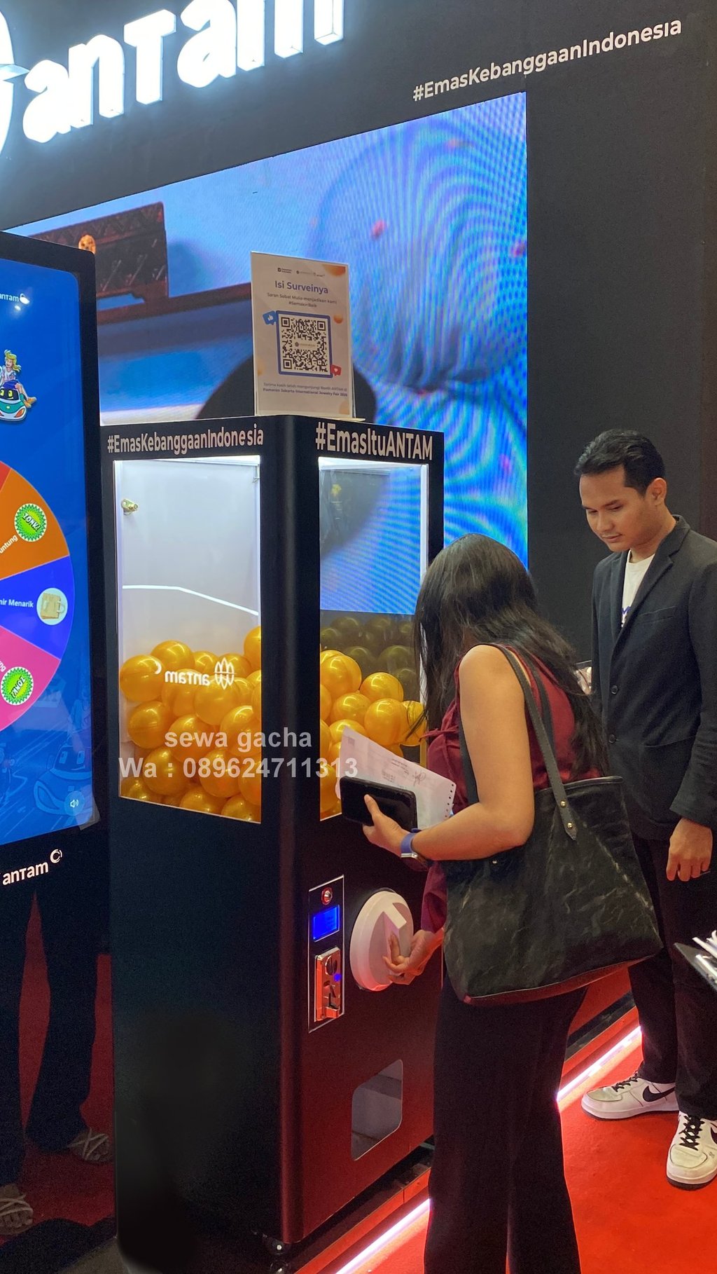 mesin gaha gachapon event jakarta