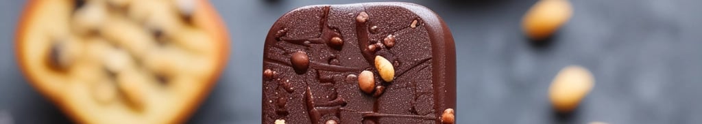 Picolé de Banana com Casquinha de Chocolate e Amendoim