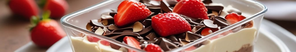 bombom de morango na travessa