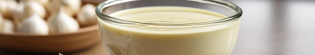 molho de alho feito com maionese
