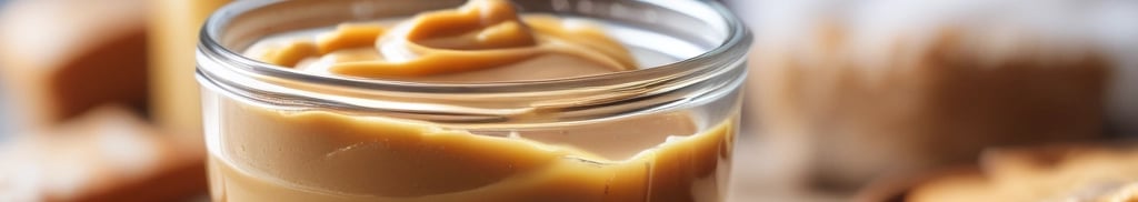 doce de leite em um pote de vidro