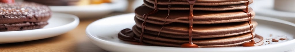 panqueca de chocolate sem açúcar