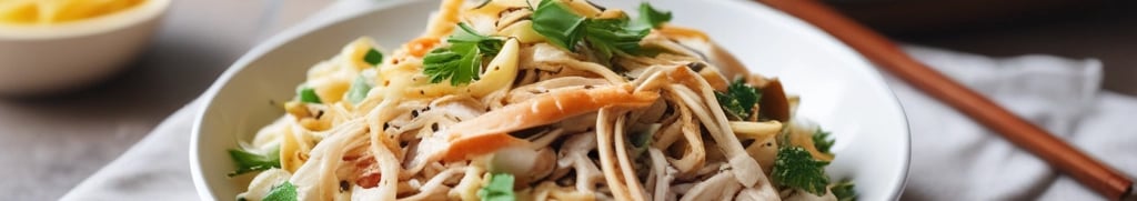 um prato de salpicão