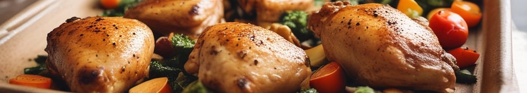 frango assado com legumes