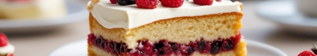 Bolo de Frutas Vermelhas