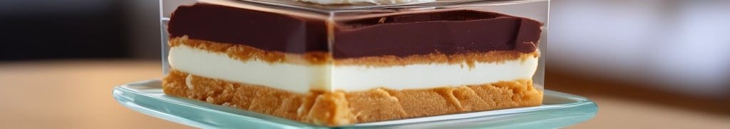 pavê tradicional com biscoito, creme e chocolate