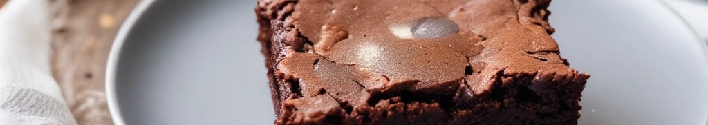 pedaço de um brownie