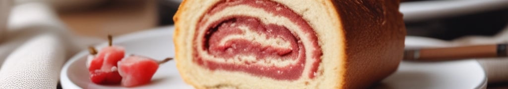 bolo de rolo com recheio de goiabada