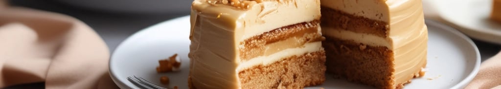 bolo de churros com recheio e cobertura de doce de leite