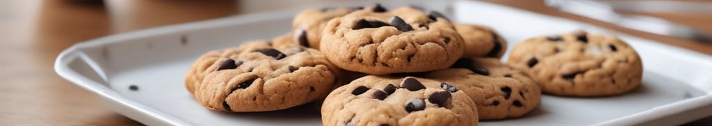 cookies em um tabuleiro