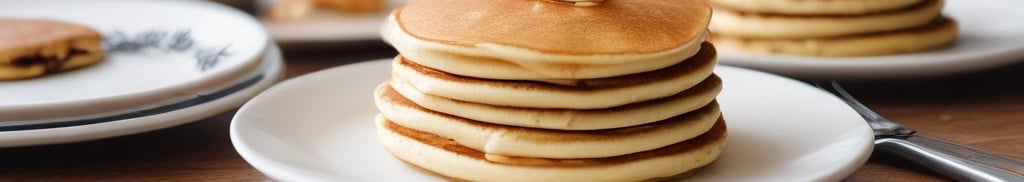 panquecas em um pratinho