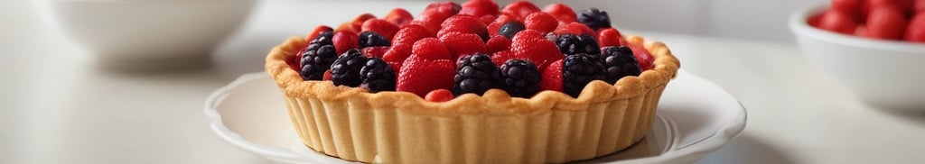 torta de frutas vermelhas