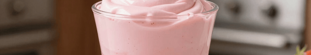mousse de morango