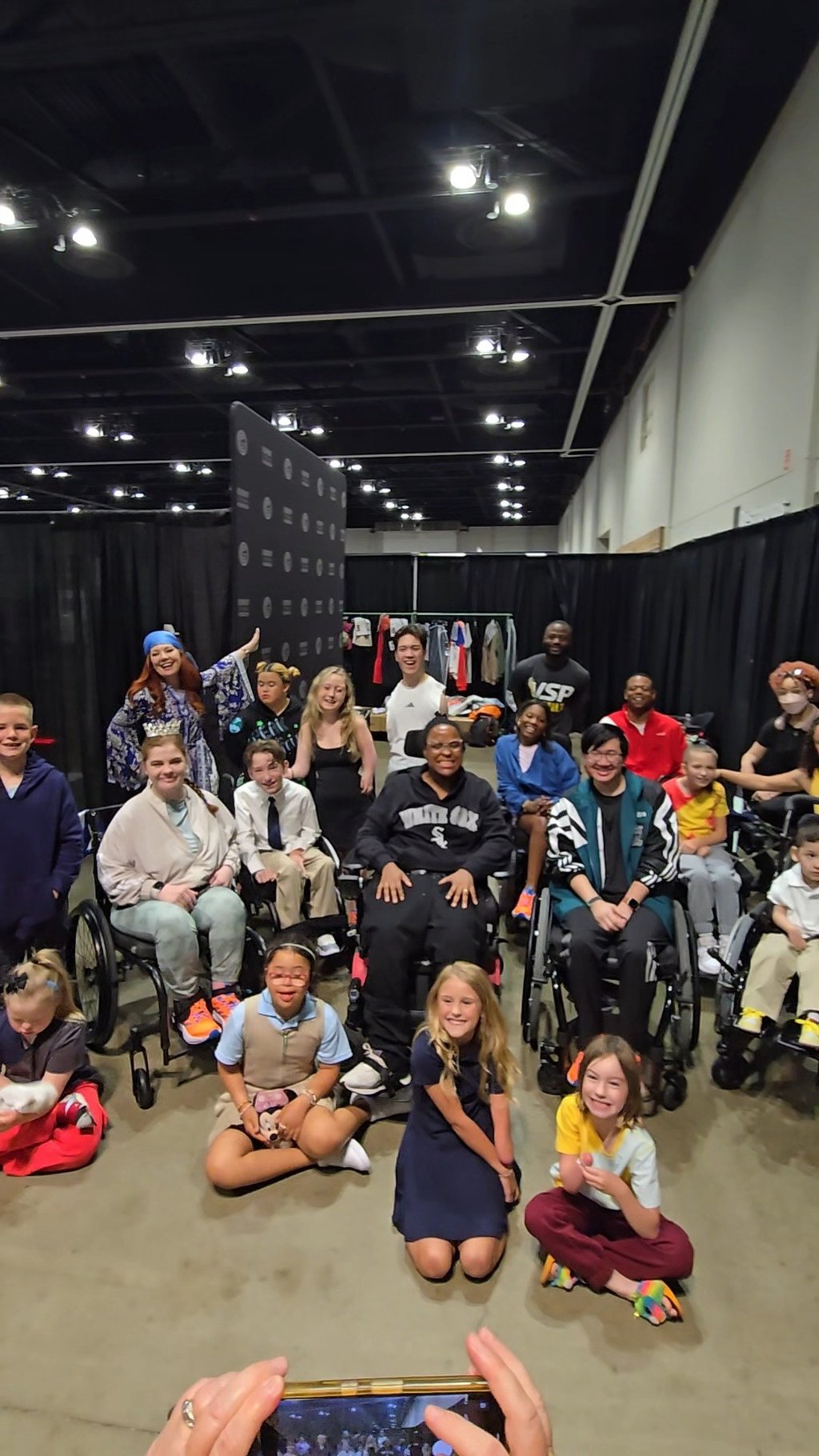 Group of people at Runway of Dreams Fashion Show