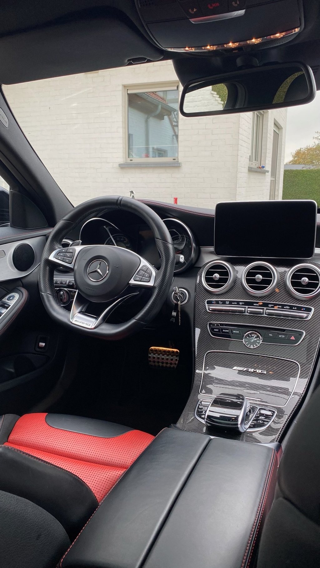 nettoyage intérieur auto en profondeur Mercedes C63 AMG