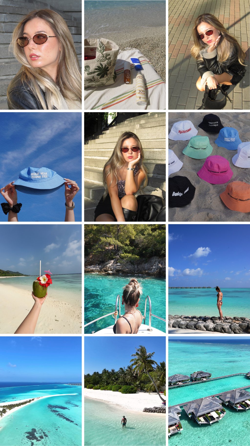 Travel and hotel content portfolio showcasing resorts and guest stays