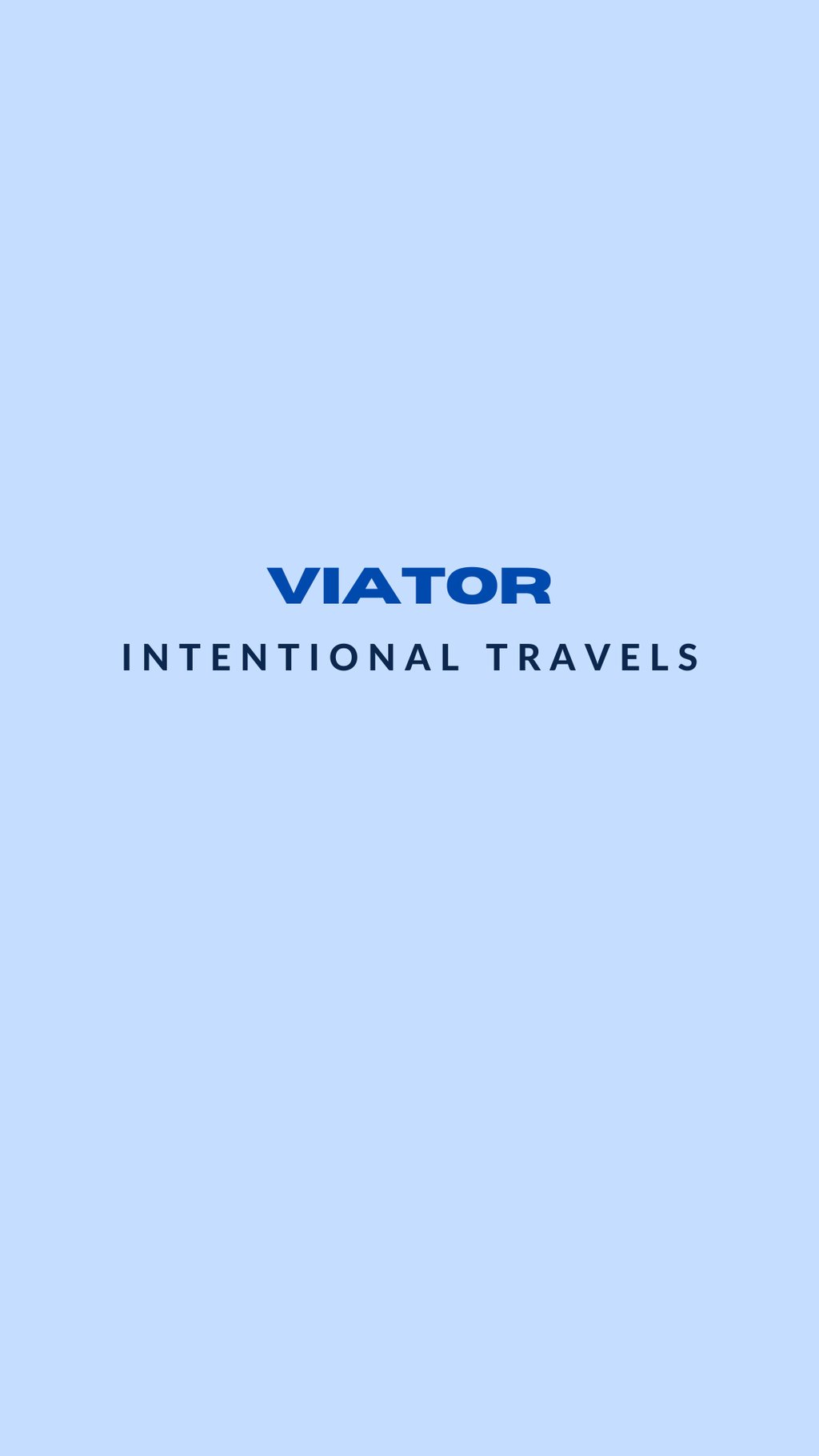 a plane with the words viator international travel