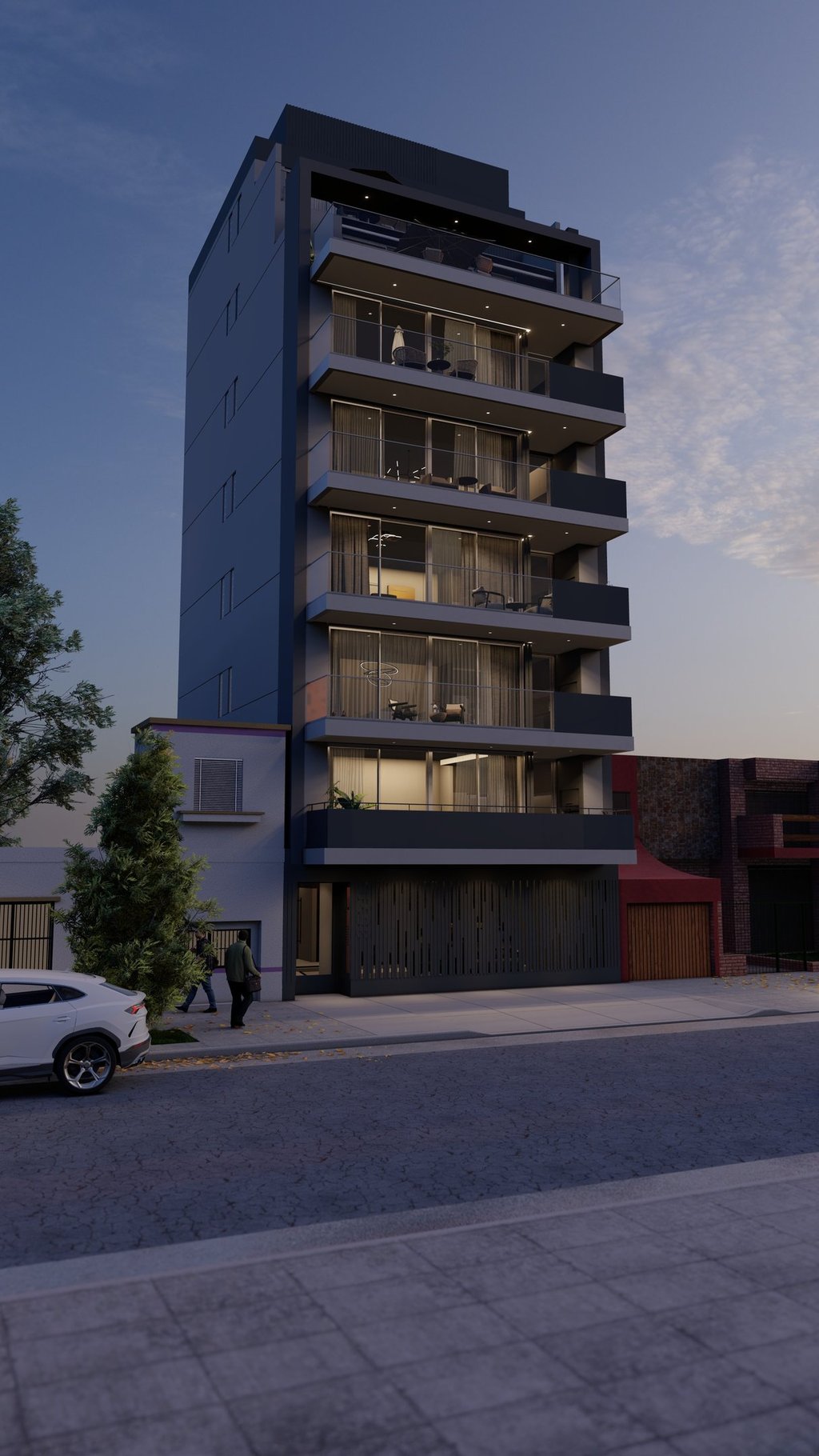 Edificio de San nicolas ubicado en devoto realizado por FARE EMPRENDIMIENTOS