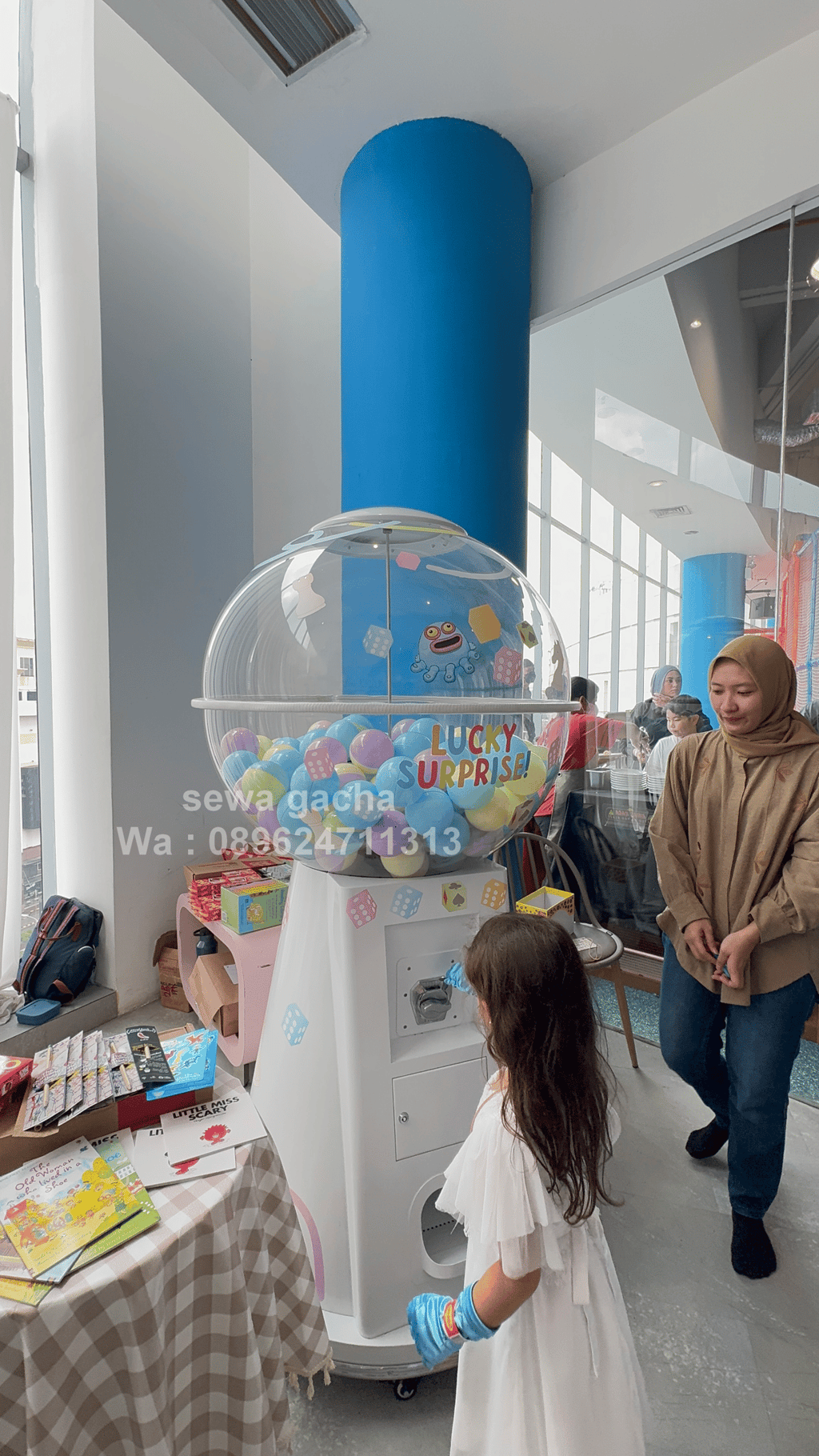 sewa gacha gachapon event surabaya