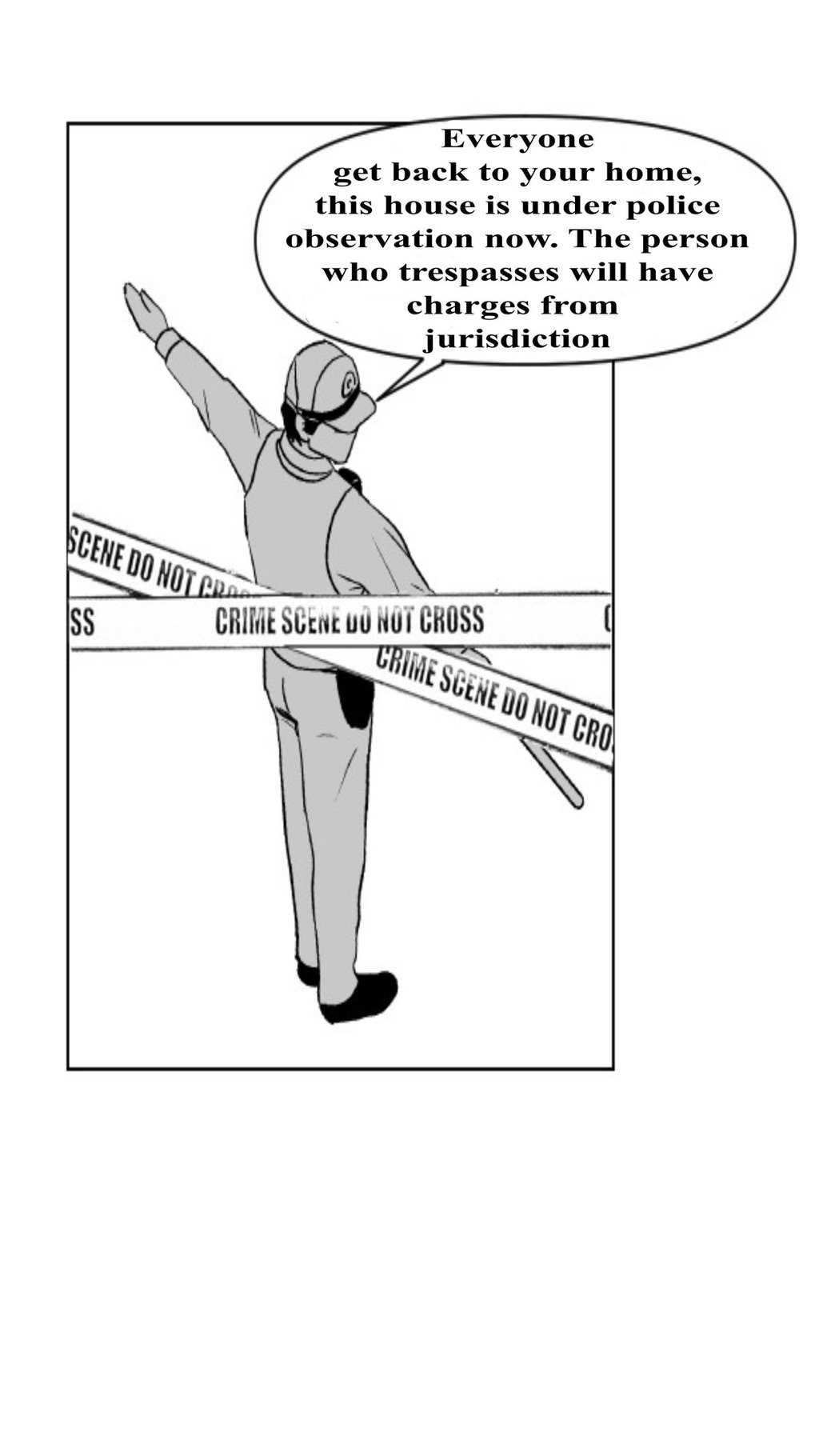 do not cross sign diky