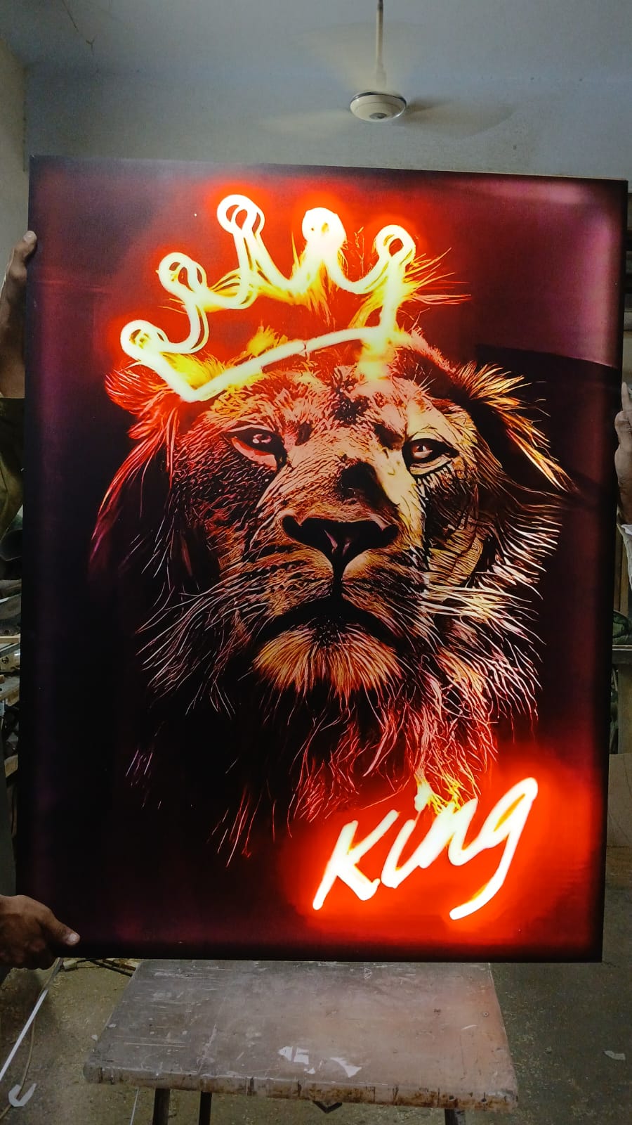 UV printing on back-lit acrylic signage