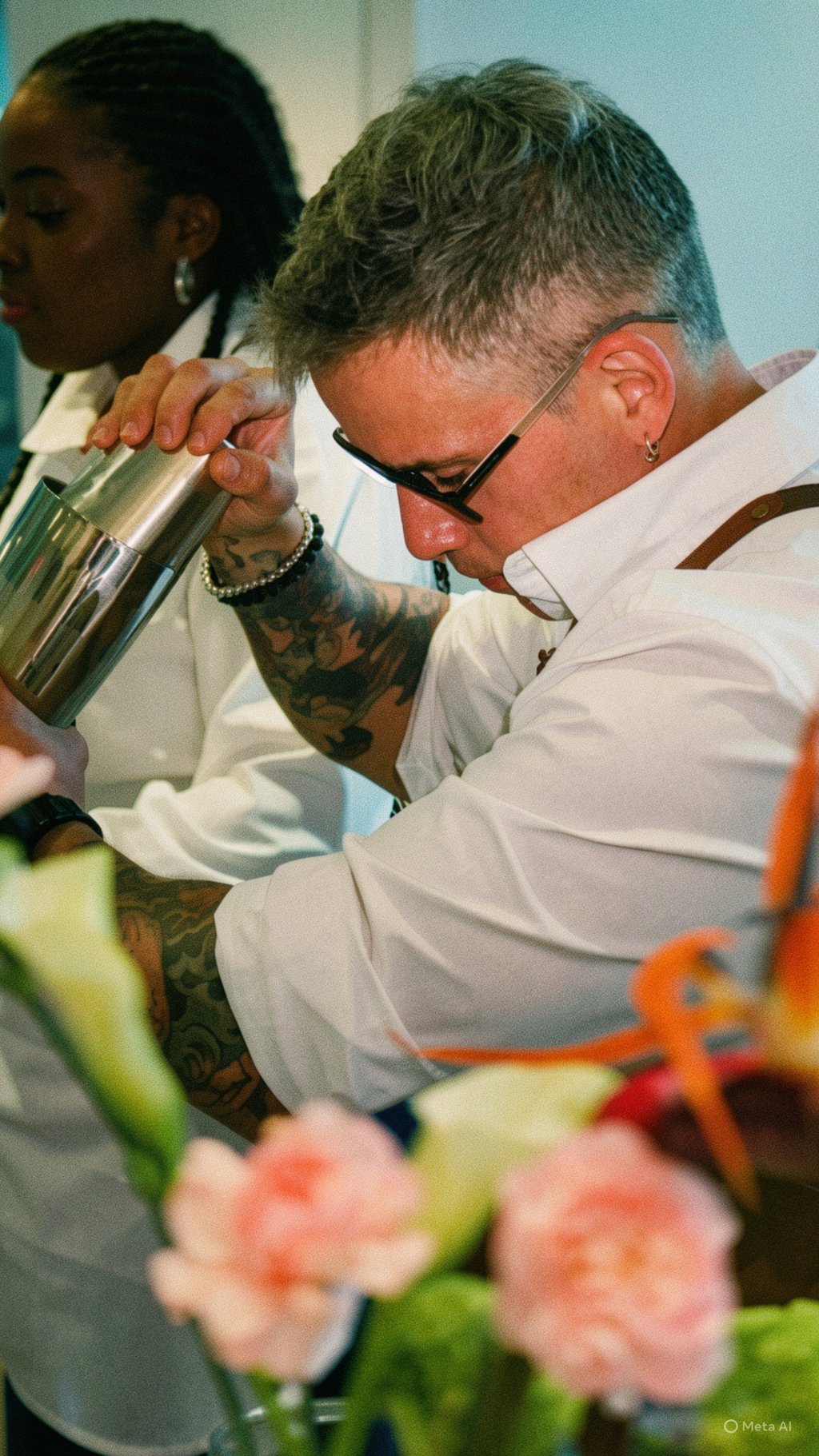 Cocktail vor Ort zubereitet
