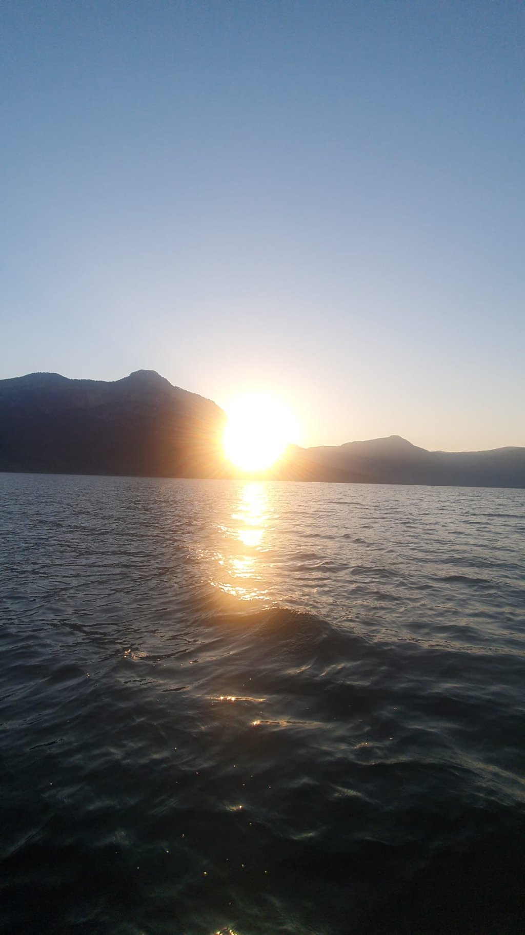 a sunset over Köyceğiz Lake near Sultaniye