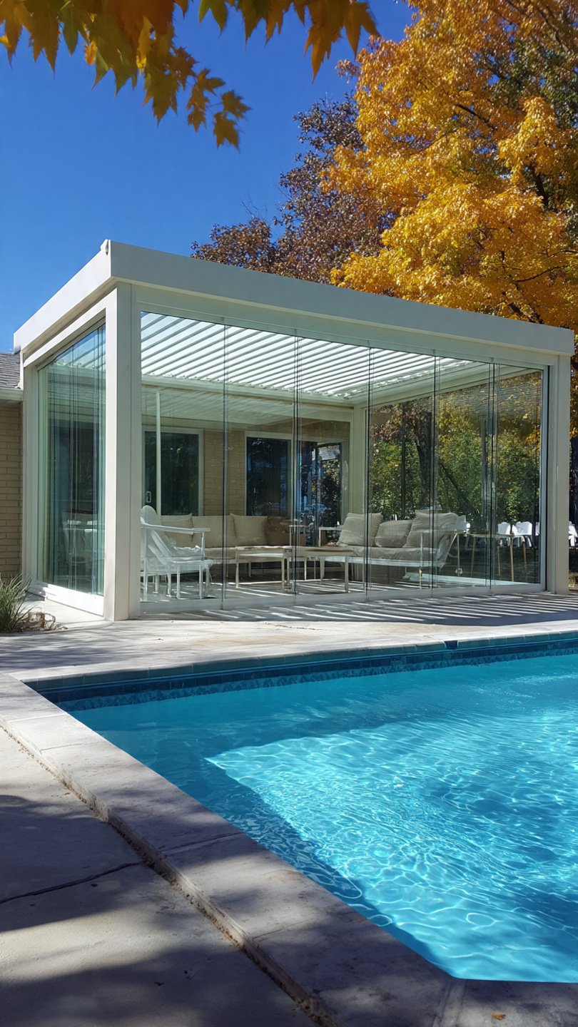 all season custom aluminum pergola
